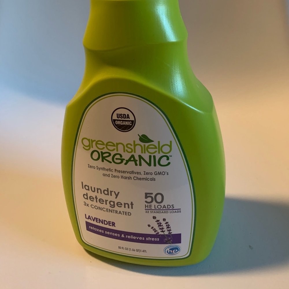 Green Shield organic laundry detergent